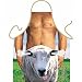 Cheeky Sheep Man Sexy Novelty Apron for Barbeque and Kitchen designed by Itati