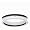 14k White Gold Concave Engagement Ring Setting
