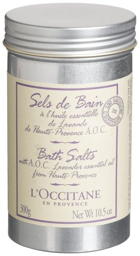 L'Occitane Sels de Bain Lavande (Bath Salts, Lavender), 10.5-Ounce Tin