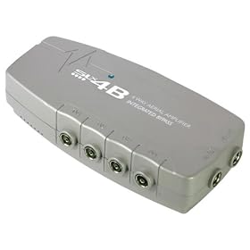 SLx 27820BM 4 Way Aerial Amplifier with Digital By-Pass