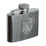 Review Sterling & Classic SC675 / Scottish Lion Rampant Crest 2oz Stainless Steel Hip Flask