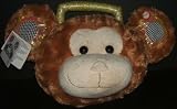 Russ - Head Phonzz Brown Monkey 7 Inch Plush Mp3 Player Speakers