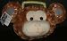 12"X7" Head Phonz Plush Monkey MP3 Adaptor and Speaker