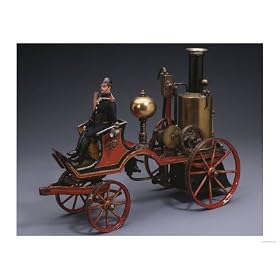 Horse-Drawn Live Steam Fire Pumper, Marklin, Hand-Painted Tin and Cast Iron, Circa 1896 Giclee Poster Print, 24x18