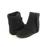UGG Australia Women's Classic Cardy Boots Footwear (8 Black)