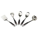 SoftWorks 5-piece Stainless Steel Utensil Set by SoftWorks