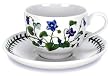 Portmeirion Botanic Garden Tea Cup and Saucer, Set of 6