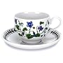 Portmeirion Botanic Garden Tea Cup and Saucer, Set of 6