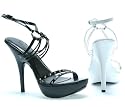 503-Raine Studded Sling back Sandal With O Ring High Heel Shoes