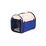 Petmate Portable Pet Home Mini, Khaki/Navy