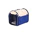 Kitchen & Housewares : Petmate Portable Pet Home Mini, Khaki/Navy