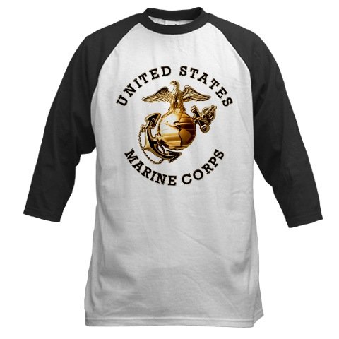 US Marine Corps Crest Baseball Jersey