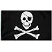 Pirate (Skull and Crossbones) Flag - 3 foot by 5 foot Polyester