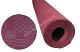 Burgundy Paper Banquet Roll 8M x 1.2M - Party Supplies