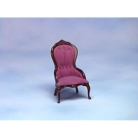 <b>Dollhouse Miniature Lady's Chair</b>