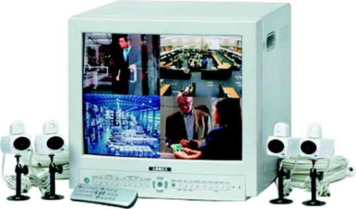 Lorex SG21284 A 21 2 page 8 channel Color Quad Observation System with 4 Cameras