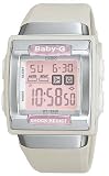 Casio Baby-G Square Watch White w/ Pink BG180-8