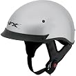 AFX Solid Adult FX-72 Touring Motorcycle Helmet - Light Silver
