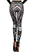 QZUnique Women's Summer Fashion Digital Printed Slim Fit Elastic Leggings Yoga Pants