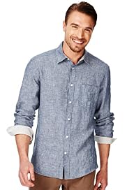 Blue Harbour Pure Linen Chambray Shirt