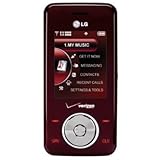 LG Chocolate VX-8550 Red Music Slider Phone in Mint Condition for Verizon Wireless with No Contract - Refurbished in Brand New Housing and 30 Day Seller's Warranty (Refurbished)