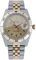 Rolex Oyster Perpetual Datejust Two-Tone 18kt Yellow Gold and Steel Mens Watch 16234J