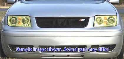 Volkswagen Jetta headlight cover protection film-yellow 2006 Volkswagen Jetta headlight yellow-tinted cover film - VW Jetta V - Headlight deflector shields