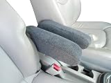 Center Armrest Pet Cover For All Automobiles - Charcoal Gray