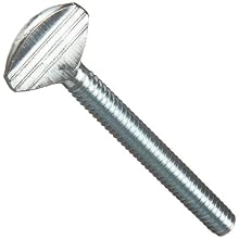 Zinc Plated Steel Thumb Screw, Spade Head with Shoulder
