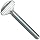 Zinc Plated Steel Thumb Screw, Spade Head with Shoulder