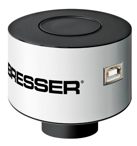 Bresser MikroCam Mikroskop-Videokamera (3 Megapixel CMOS Sensor, USB 2.0)