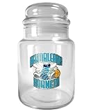 NBA New Orleans Hornets 31-Ounce Glass Candy Jar - Primary Logo