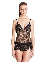 Jean Louis Scherrer Top (Negro / Beige)