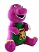 Lovely Barney Plush w/ Bear -10in Dino Barney holding a teddy bear stuffed animal
