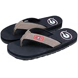 Georgia Bulldogs Two Tone Suede Flip Flops