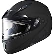 HJC Solid with Electric Shield Men's CL-Max II Winter Sport Snowmobile Helmet - Matte Black