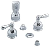 American Standard 7390.733.022 Hampton Bidet Faucet with Metal Lever Handles, Chrome
