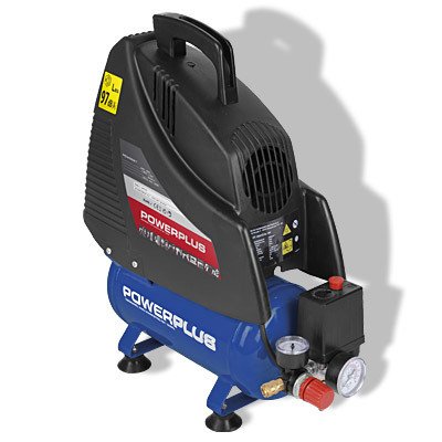 Produkt-Bild: Kompressor f&uuml;r Druckluft 1100W 6l 1,5PS - POW 5521