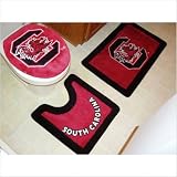 South Carolina Gamecocks 3 Piece Bath Rugs