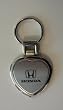 Honda Premium Chrome Heart Keychain
