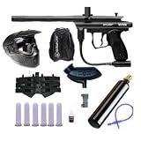 Spyder Victor Paintball Gun - Digi Black/Brown 6+1 - Backpack - 9oz PRO Set