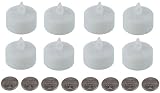 SE 8 Pc. Tea Light LED Plastic Candles