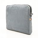 Compaq Presario CQ60-220US 15.6-Inch Laptop Faux Suede Protective Sleeve with Shoulder Strap and Pocket - Blue Grey