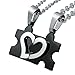 Jstyle Jewelry Stainless Steel Friendship Pendant Best Friend Couples Necklace