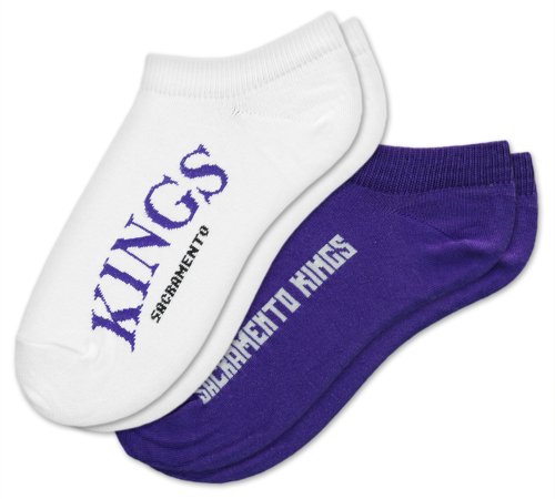 NBA Sacramento Kings Womens Socks, 2-Pack, Ankle Socks