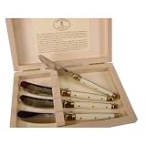 Laguiole French 4 Cheese or butter spreaders in gift wood box or cardboard box,AcrylicWoodBox
