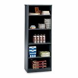 Bush Furniture WC84865 Bookcase-5 Shelf Slate Finish