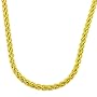 Beautiful 14 Karat Yellow Gold Flat Wheat Chain 2mm - 18 Inch