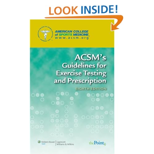 ACSM's Guidelines for Exercise Testing and Prescription
