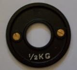 1/2 kg Calibrated Olympic Plates (Pair)